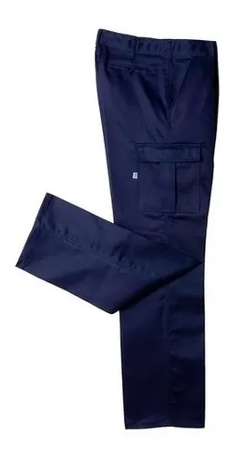 Pantalon Trabajo Laboral Cargo Ombu Azul Original
