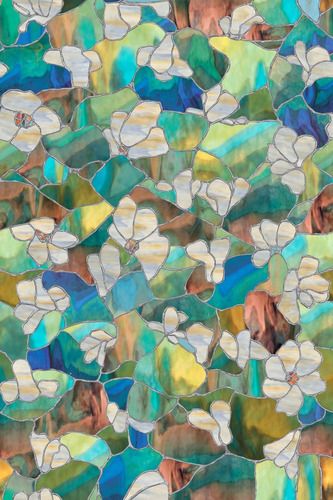 Imagen 2 de 3 de Artscape Montaña Flor De Lámina Para Ventanas De 24 X 36