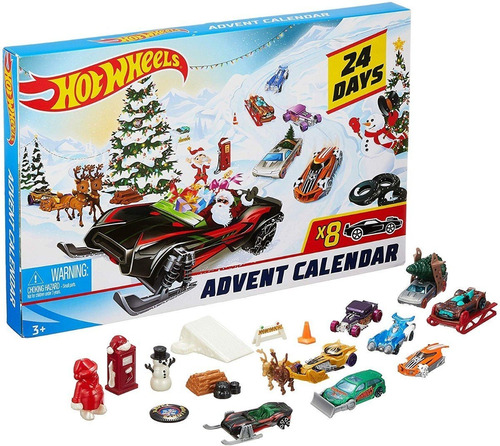 Hot Wheels Calendario De Adviento Carros Y Accesorios