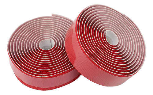 Cinta De Agarre Roja Roja Para Manillar De Bicicleta, 1 Par,