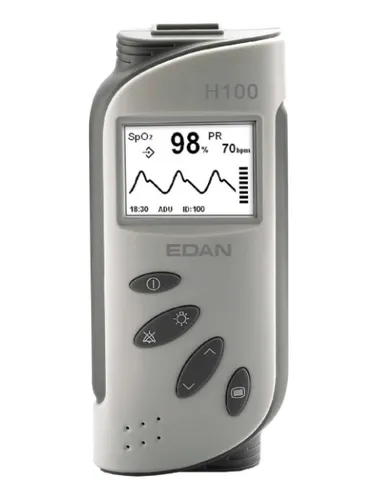 Oximetro Pulsoximetro H100b ® Edan Con Base Cargador