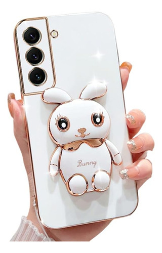 Funda Luxury Conejo 3d Para Samsung Galaxy A13/a04s Blanco