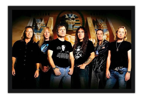 Quadro 44x64cm Iron Maiden - Bandas De Rock - 48
