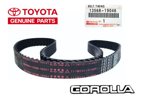 Imagen 1 de 4 de Correa Tiempo Toyota Corolla 1.6 1999 2000 2001 2002