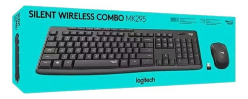 Combo Teclado Mouse Sem Fio Abnt2 Conexão Usb Logitech Mk295