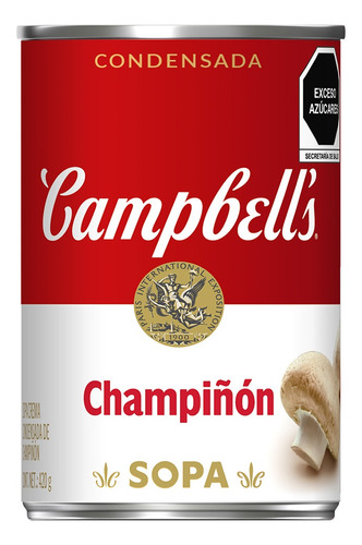 Sopa Crema Campbell's De Champiñones Condensada De 420g