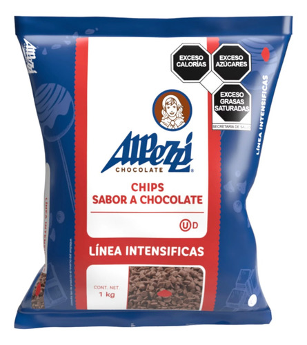 Alpezzi Chips Chocolate Lácteo 1kg