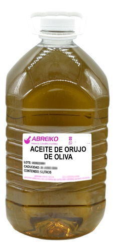 Aceite De Orujo De Oliva 20 L (jabon Artesanal) 