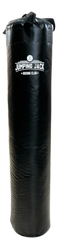 Bolsa Boxeo Kickboxing 150cm Con Relleno Mma Lona Reforzada Negro