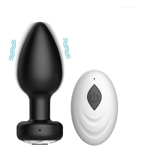 Tapon Anal Vibrador Recargable Control Remoto Consolador