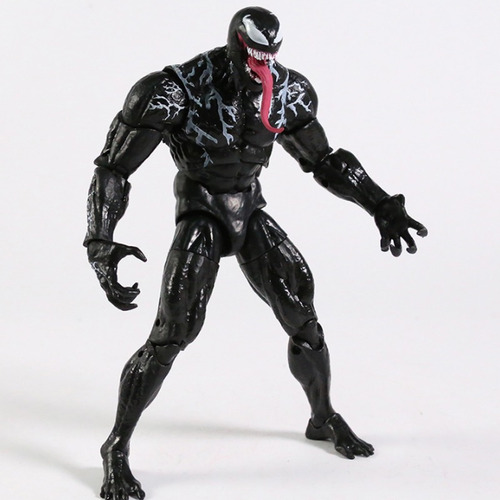Imagen 5 de 6 de Figura De Acción Venom Revoltech Spider Man Juguetes Colecci