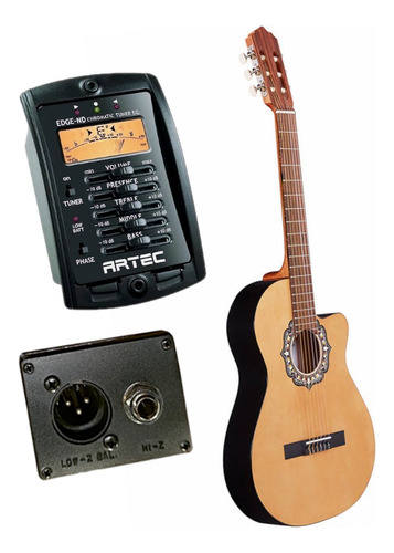 Guitarra Electrocriolla Fonseca 38kecm Artec - Plus