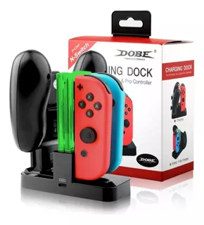 Carregador Base Para Nintendo Switch Joy-con E Pro Controle