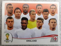 Comprar Inglaterra Selección Mundial Brasil 2014 Figurita Original