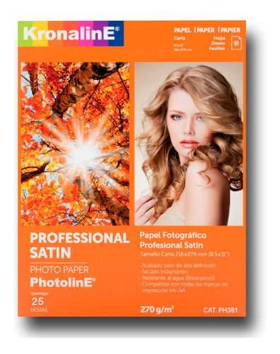 Papel Kronaline Profesional Satin 25h Ph381