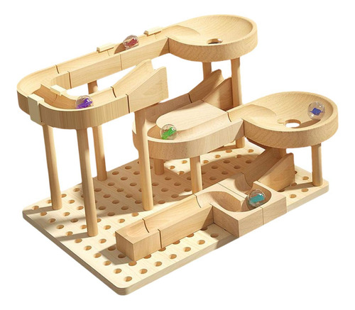Pista De Madera, Juguetes De , Pista De Castillo, Estilo B