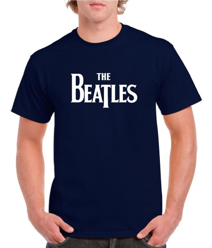 Polera Hombre Estampado The Beatles