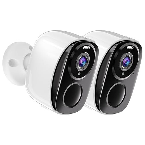 Elecctv 2k Qhd 5200mah Battery Operated Home Security Camera