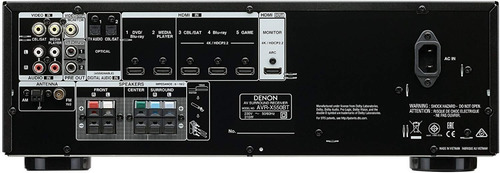Receiver Receptor Bluetooth Denon Avr-x550bt Hdmi 4k 130wx2