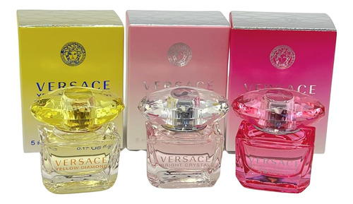 Versace Miniature Variety Trio Collection Perfume Set De Reg