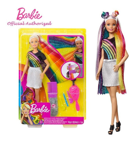 Barbie- Peinados De Arcoiris 