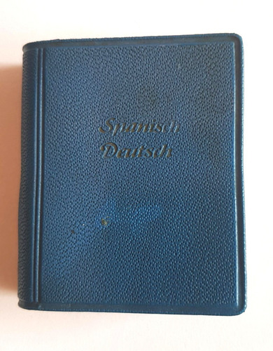 Mini Diccionario Español Aeman Junckers Año 1957 Libro G7