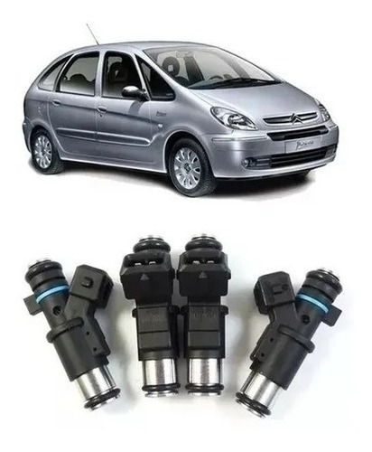 4 Bico Injetor Citroen C4 Xsara Picasso 2.0 16v 01f003a !