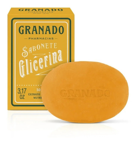 Sabonete Vegetal De Glicerina Mel 90g Granado