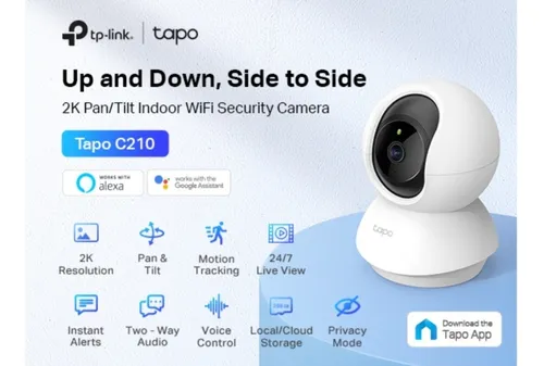 Tp Link Tapo C210 Cámara Seguridad 2024 Pan Tilt 2k X1