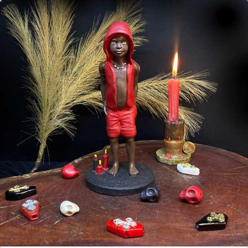 Exu Mirim (r) 22cm - Resina - Umbanda Candomble