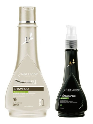  Kit Shampoo 250ml E Tonico Capilar 120ml Cabelos Oleosos