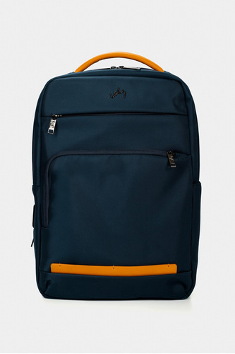 Morral Vélez En Lona Impermeable Para Hombre Detalles Azul