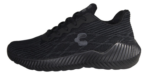 Tenis Deportivo Hombre Textil Negro Charly Walking Relax