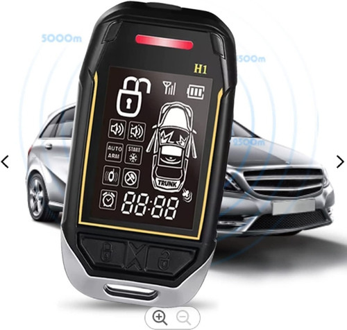 Alarma Spy Dos Vias A Bateria Con Botón De Arranque De Motor