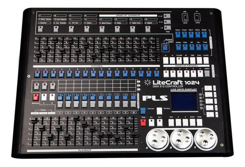 Mesa Dmx De Iluminação Pls Litecraft 1024