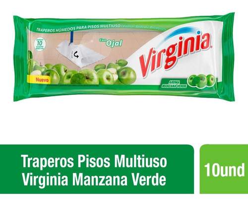 Trapero Húmedo Virginia Con Ojal Aroma Manzana Verde 10 Un