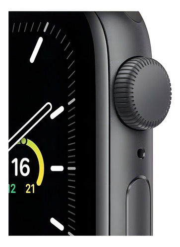 Apple Watch Se (gps + Cellular, 44mm) - Cor Da Pulseira Preto Cor Da Caixa Cinza-espacial