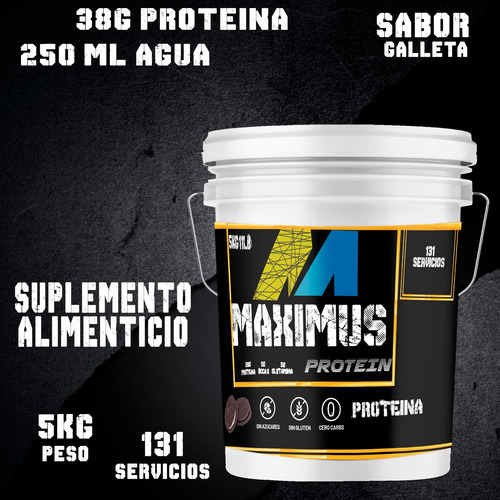 Proteína Hidrolizada Maximus Protein 5 Kg Varios Sabores Galleta