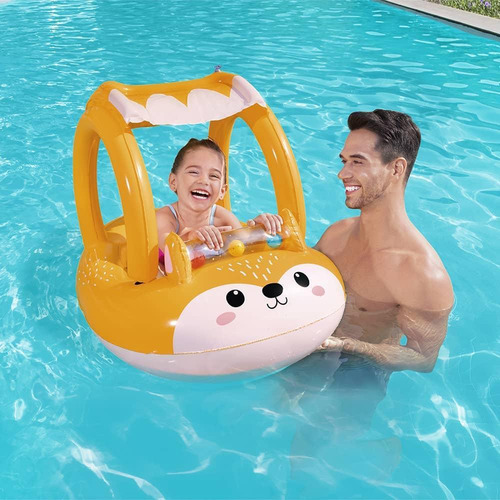 Barco inflable para niños Bestway Little Fox con funda