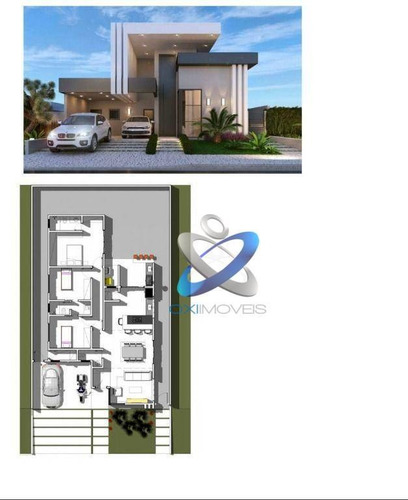 Imagem 2 de 2 de Casa Com 3 Dormitórios À Venda, 150 M² Por R$ 850.000,00 - Condomínio Terras Do Vale - Caçapava/sp - Ca1051