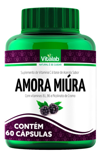 Amora Miúra Vitalab - 60 Cápsulas
