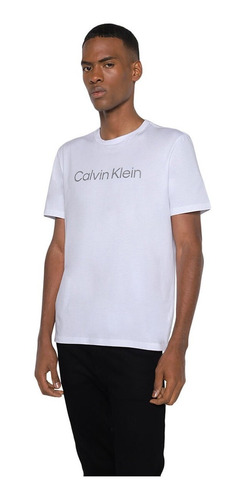 Playera Camiseta Calvin Klein Blanca Hombre Original Premium