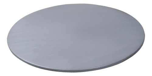 Mantel Redondo Lavable Para Mesa De 60 Pulgadas Gris-plata