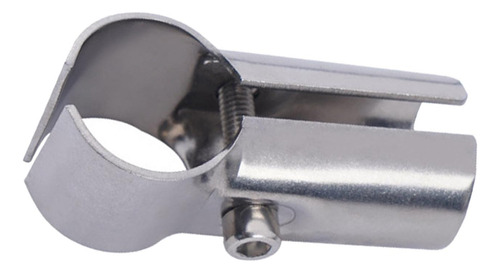 4 Conector De Tubo De Acero Inoxidable Para Rejillas 2 Vías