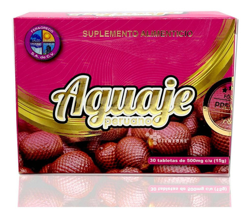 Aguaje Peruano 30 Tabletas Fer Y Greco