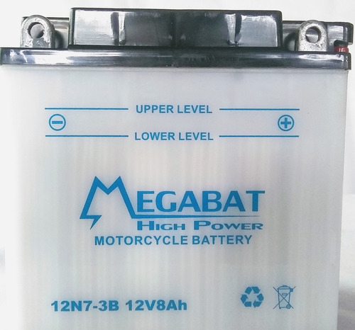 Batería De Moto Megabat 12n7 3b