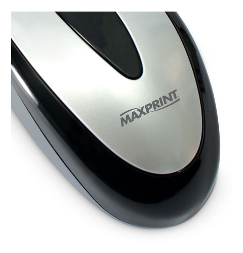 Mouse Usb Óptico 800dpi Preto E Prata 60816-4 - Maxprint