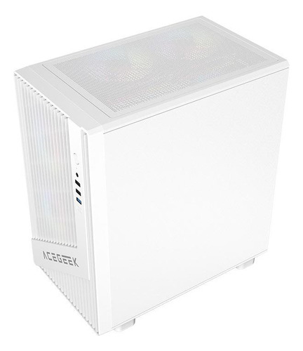 Gabinete Gamer Acegeek Blade Mid-tower Lateral/vidro Branco