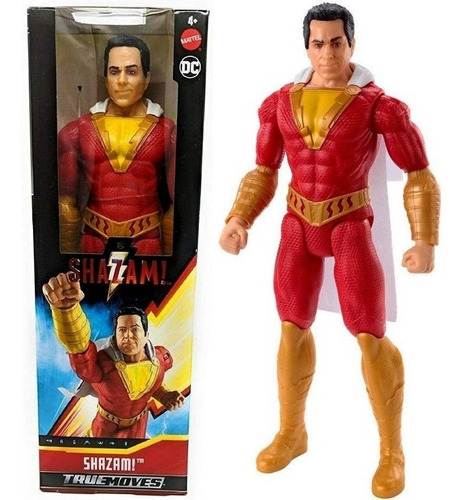 Boneco Articulado Herói Shazam True Moves Original Mattel