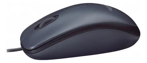 Mouse Logitech M90 Óptico Preto Usb Com Fio Original C/ Nfe